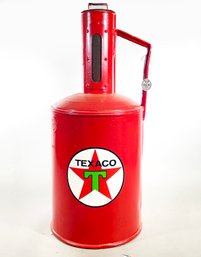 A Large Oil Can, Restored, Texaco