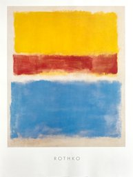 Mark Rothko - Untitled (Yellow, Red And Blue) - Offset Lithograph