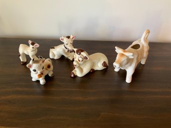 Vintage Ceramic Cows
