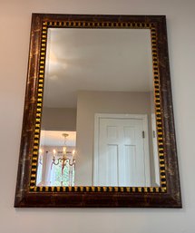 Hanging Mirror With Delicate Gold Accents