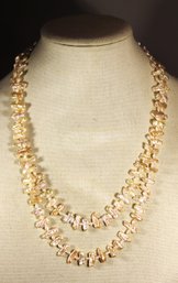 Genuine Single Strand Cultured Fresh Water Pearls Necklace 50' Long