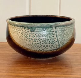 Glazed Studio Pottery Bowl Signed