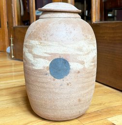 A Vintage Earthenware Ginger Jar - Artist Signed On Base