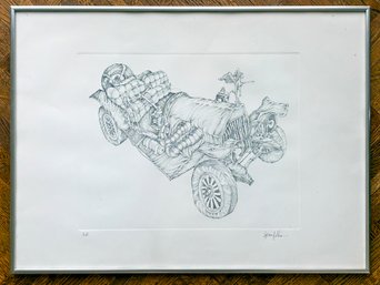 An Artist Proof Lithograph Signed By Jim Spanfeller (American, 1930-2014)