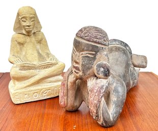 Miniature Egyptian And Asian Statuary - AS IS