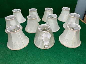 Eleven (11) Vintage Nantucket Home 6' Light Shades Chandelier Or Small Lamp. Yes Shipping.