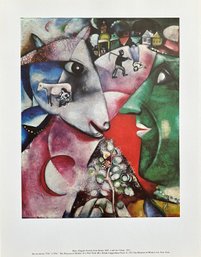 Marc Chagall - I And The Village - Offset Lithograph