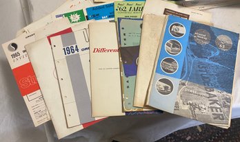 1961-1965 Dealer Paperwork And Promotional Items