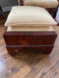 Amazing Victorian Double Pillow Top Ottoman