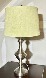 Stainless Steel Table Lamp With Linen Shade