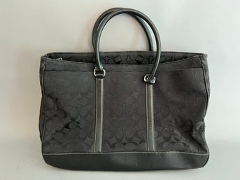 Large Coach Leather Handbag