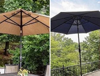 Two Outdoor Umbrellas