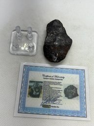 Authentic IRON METEORITE From Canyon Diablo, Arizona- Over 4 BILLION YEARS OLD!- Has Certification