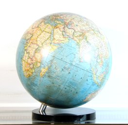 Vintage Postmodern World Globe On Stand
