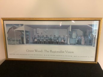 GRANT WOOD: THE REGIONALIST VISION POSTER