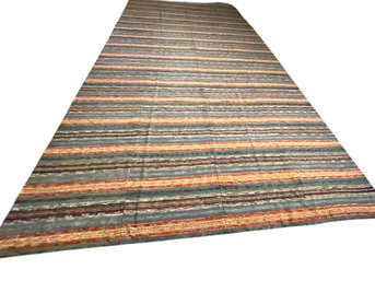 Very Large Braided Rug 11' X23'2' (127)