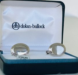 Sterling Silver Dolan-bullock Men's Cufflinks In Original Box Appear Unused - ( READ Description)