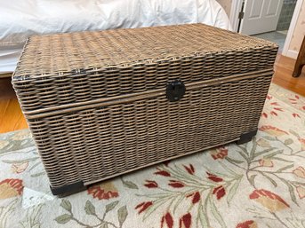 Wicker Rattan Cedar Chest