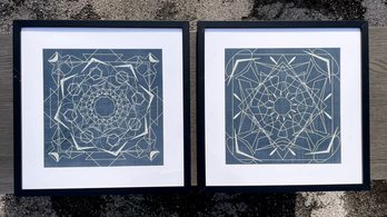 A Pair Of Geometric Prints