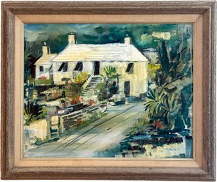 An Original Vintage Acrylic ON Board By Alfred Birdsey (Bermuda, 1912 - 1996) C. 1950's