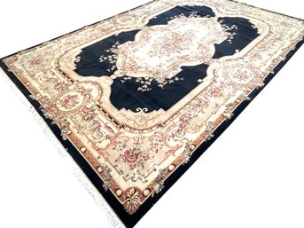 Sino - Aubusson Room Size Rug 9'8' X 14' (129) Heavy