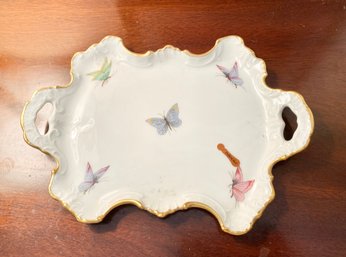 Vintage Limoges Butterfly Jewelry Tray
