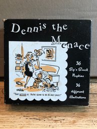 Vintage Dennis The Menace Vintage Napkins & Sealed Coasters