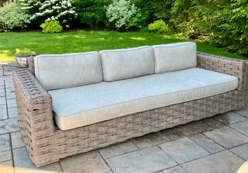 Phenomenal Outdoor RESTORATION HARDWARE RUTHERFORD Twisted Rope Sofa