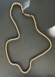 Beautiful 18 Inch 14k Rope Chain