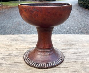 An Antique Carved Wood Indonesian Dulong, Or Bowl