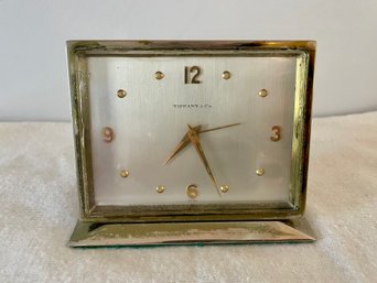 Vintage Tiffany & Co Small Brass Alarm Clock