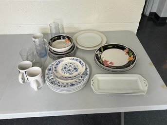 Lot Of Dishes And Glassware