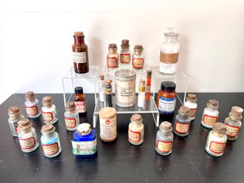 Antique Chemical Compounds In Original Containers