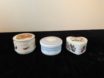 Various Branded Ceramic Trinket Boxes