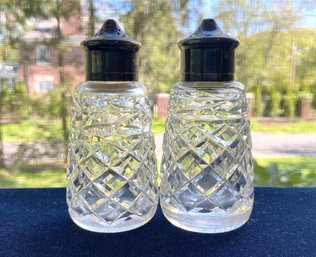 Vintage Waterford Crystal 'Glandore' Salt & Pepper Shakers
