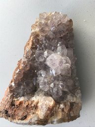 Amethyst Crystal Geode, 3/4 LB, 4 1/2 Inch Tall