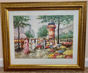 Framed And Signed Martin Watercolor Print