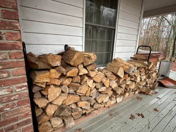 A Giant Amount Of Firewood AND Two Firewood Platform Carts - Please Only Purchase If You Can Load!