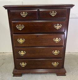 Handsome Five Drawer Mahogany Chest
