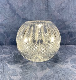 Very Large Cut Glass Rose Bowl