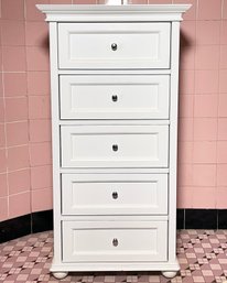 A Paneled Bath Cabinet Or Petit Lingerie Chest