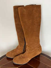 Vintage Grasshoppers Tan Cowhide Boots - Size 9 (runs Small)