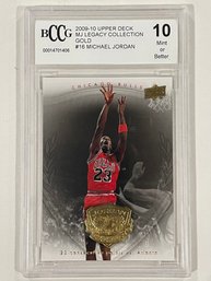 2009-10 Upper Deck Legacy Collection Gold Michael Jordan Card #16    BCCG - 10