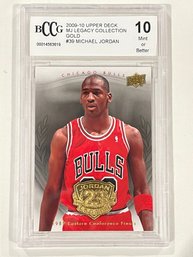 2009-10 Upper Deck Legacy Collection Gold Michael Jordan Card #39    BCCG - 10