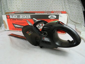 Black And Decker 17' Hedge Trimmer With Box