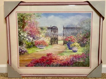 Framed And Signed Nora DeBolt Watercolor Print