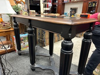 Beveled Glass Top Sofa Table