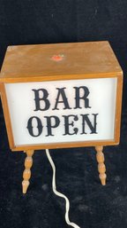 Bar Open Lighted Box