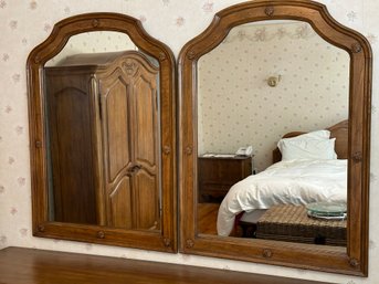 Pair Of Vintage Wall Mirrors