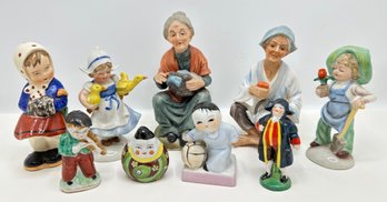 9 Vintage Figurines From Korea, Germany & More